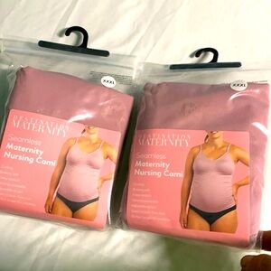 Maternity  Nursing Cami 2/$10 Size XXXL NWT Both Packages for $10